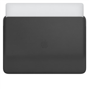 Apple, 16", MacBook Pro, black - Leather Notebook Sleeve