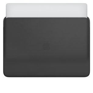 Apple, 16", MacBook Pro, black - Leather Notebook Sleeve