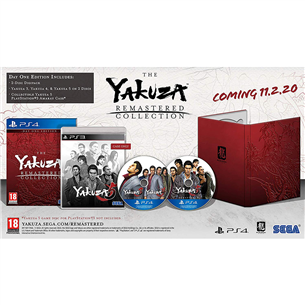 PS4 game The Yakuza Remastered Collection Day One