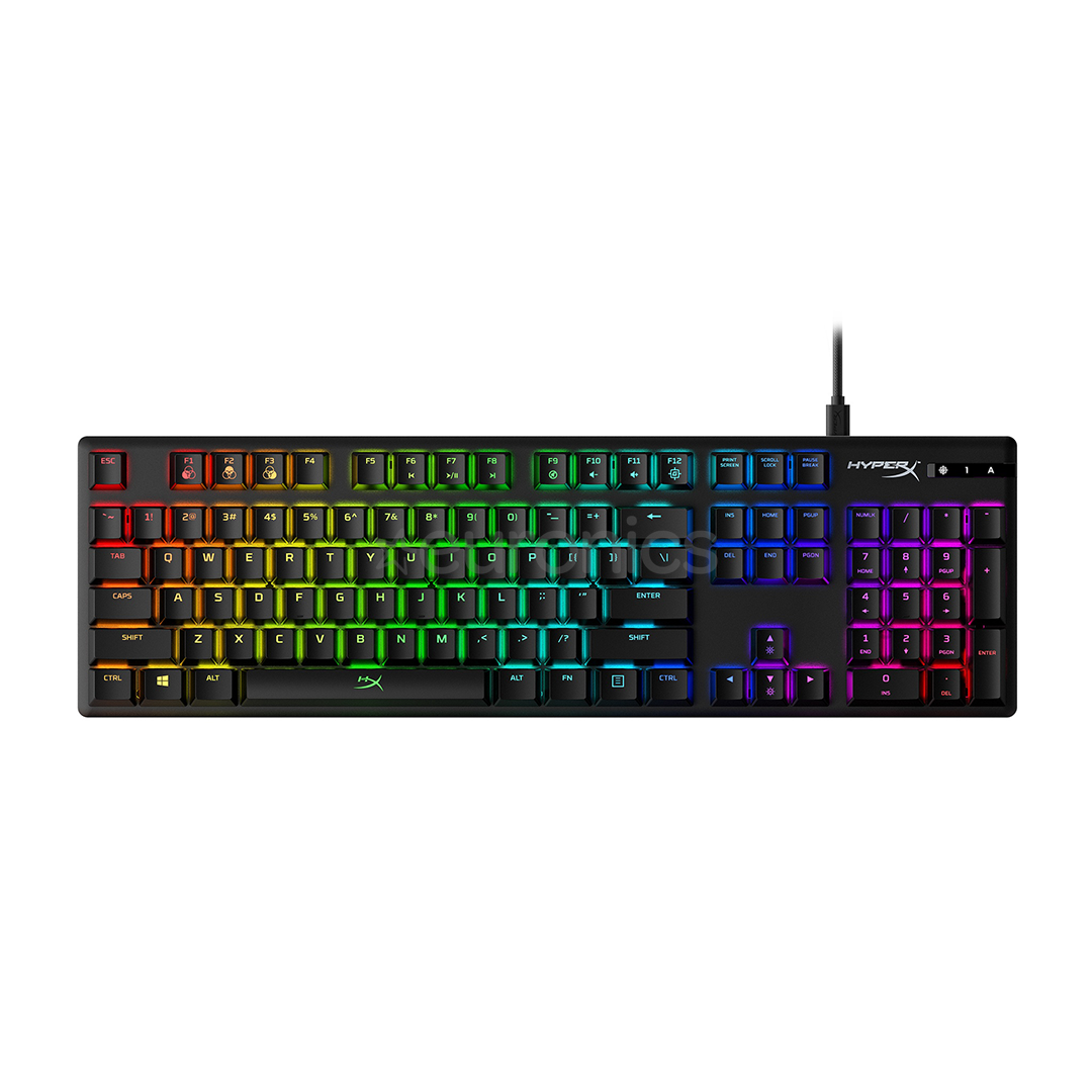 HyperX Alloy Origins HyperX Red, SWE, black - Mechanical Keyboard