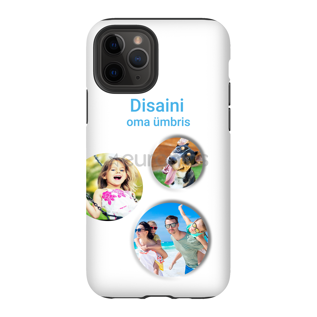 Disainitav iPhone 11 Pro läikiv ümbris (Tough)