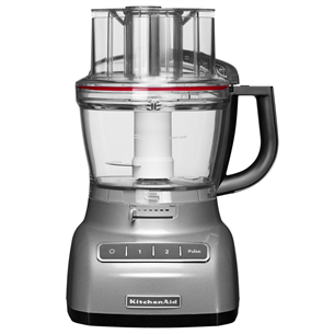 KitchenAid, 3.1 L/0.95 L, 300 W, silver - Food processor