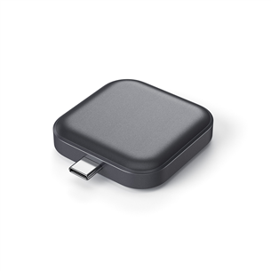 Satechi USB-C Magnetic Charging Dock, серый космос - Зарядная база для Apple Watch