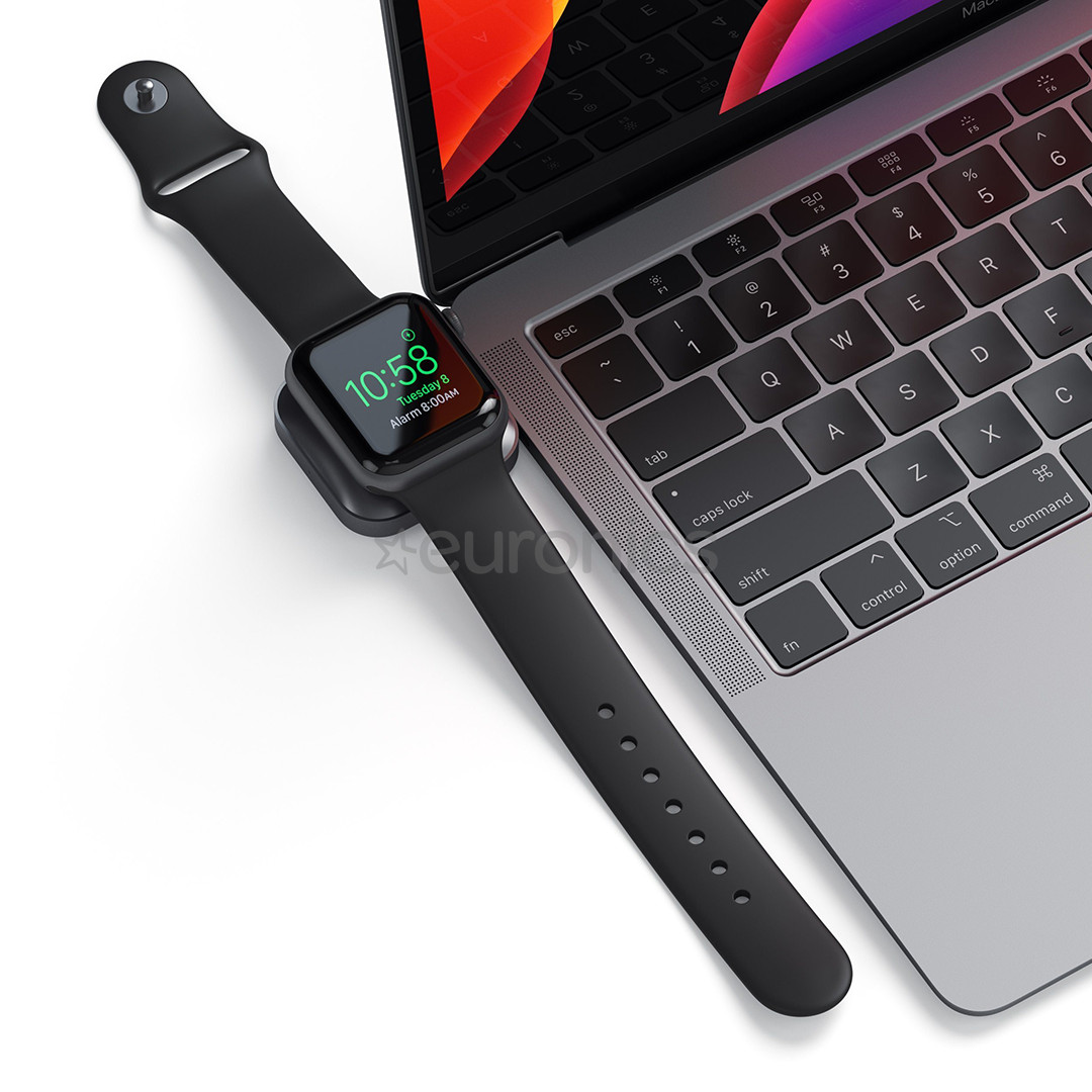 Satechi USB-C Magnetic Charging Dock, space gray - Apple Watch charger
