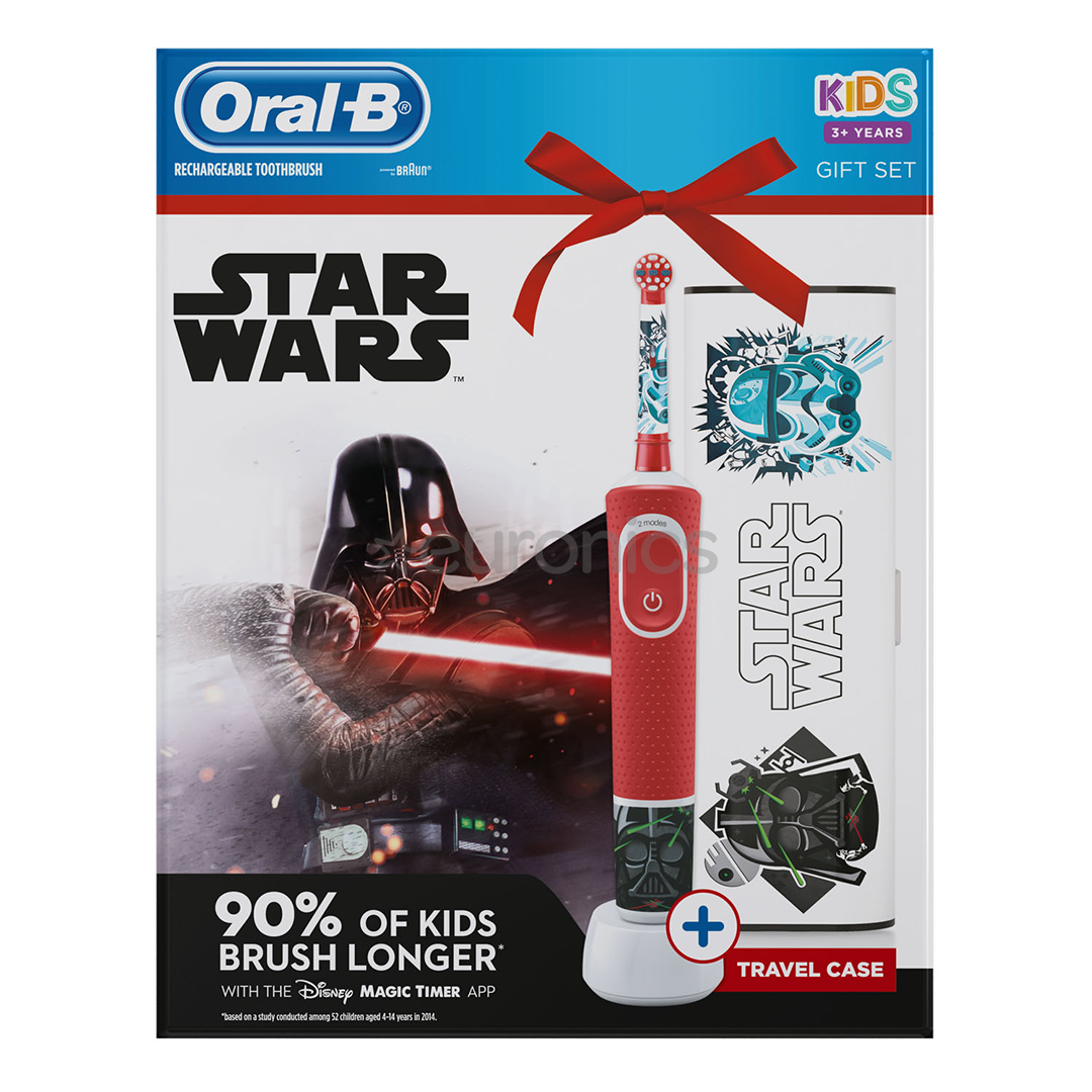 Electric toothbrush Braun Oral-B Starwars + travel case