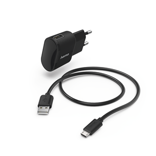 Комнатное зарядное устройство + кабель Micro USB Hama