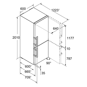 Refrigerator Liebherr (201 cm)