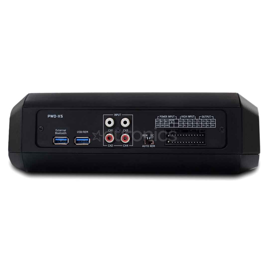 DSP amplifier with built in subwoofer Alpine