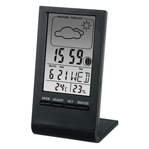 Hama TH-100, black - Thermo- / hygrometer 00186358