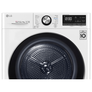 LG, 9 kg, depth 61.5 cm - Dryer