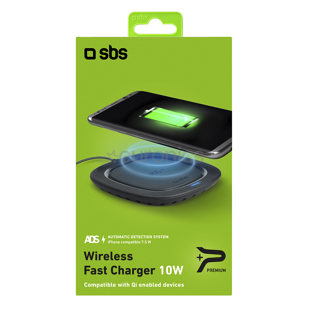 Juhtmevaba laadimisalus SBS Qi (10 W)