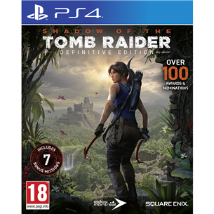 PS4 mäng Shadow of the Tomb Raider Definitive Edition