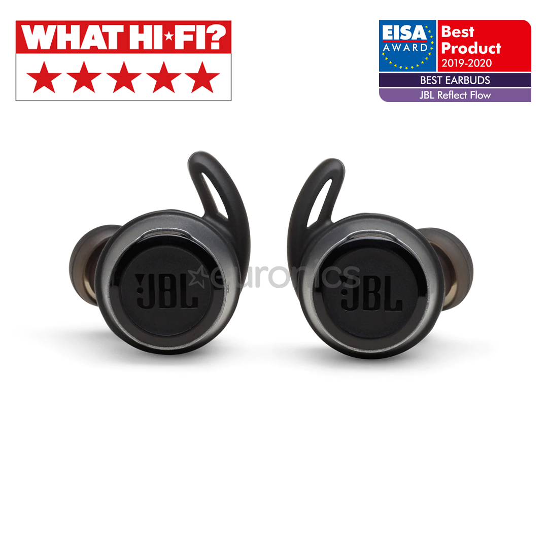 JBL Reflect Flow, черные - Беспроводные внутриканальные наушники