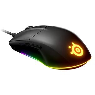 SteelSeries Rival 3, black - Wired Optical Mouse