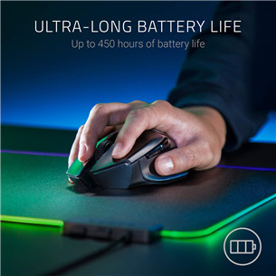 Razer Basilisk X HyperSpeed, must - Juhtmevaba optiline hiir