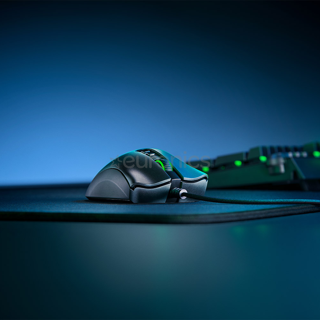 Razer DeathAdder V2, must - Juhtmega optiline hiir