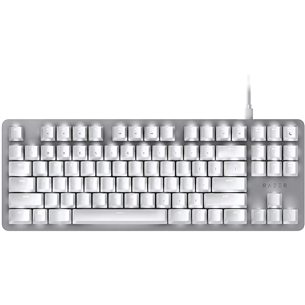 Razer BlackWidow Lite Orange Switch, US, white - Keyboard