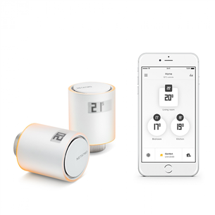 Netatmo Smart Radiator Valves Starter Pack, valge - Radiaatori termostaatide komplekt