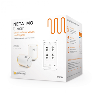 Netatmo Smart Radiator Valves Starter Pack, valge - Radiaatori termostaatide komplekt