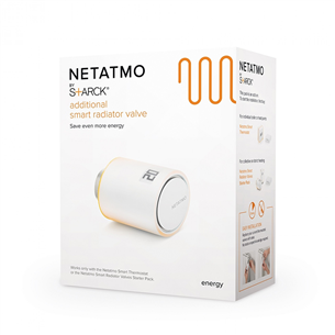 Netatmo Smart Radiator Valve, белый - Дополнительный термостат для радиатора