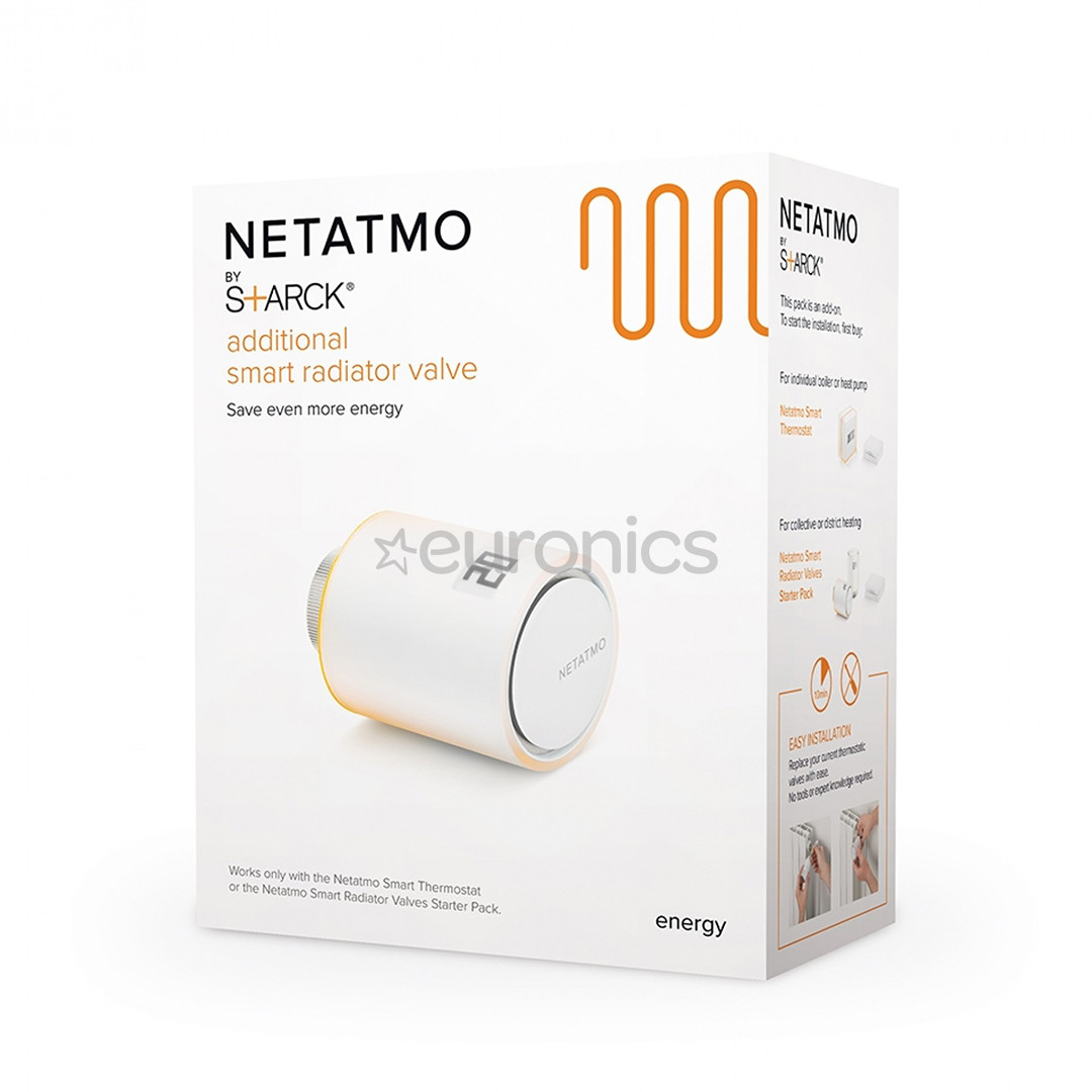 Netatmo Smart Radiator Valve, valge - Radiaatori lisatermostaat