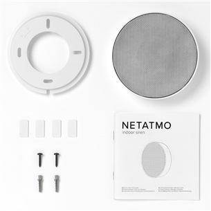 Netatmo Smart Indoor Siren, valge - Nutikas turvasireen