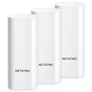 Netatmo, 3 tk, valge - Juhtmevaba ukse-/aknaandur DTG-EC