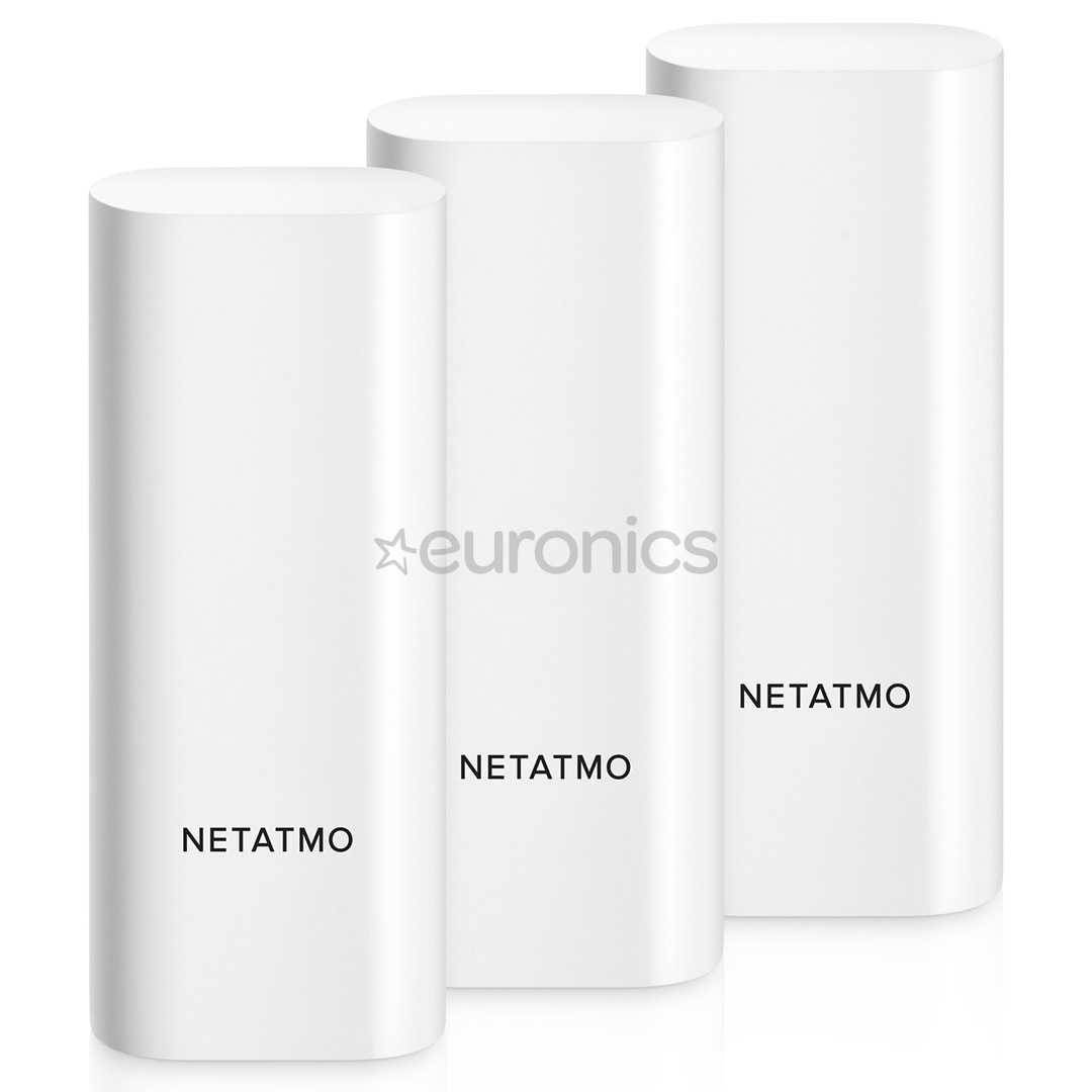 Netatmo, 3 tk, valge - Juhtmevaba ukse-/aknaandur