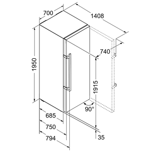 Sügavkülmik Liebherr (360 L)