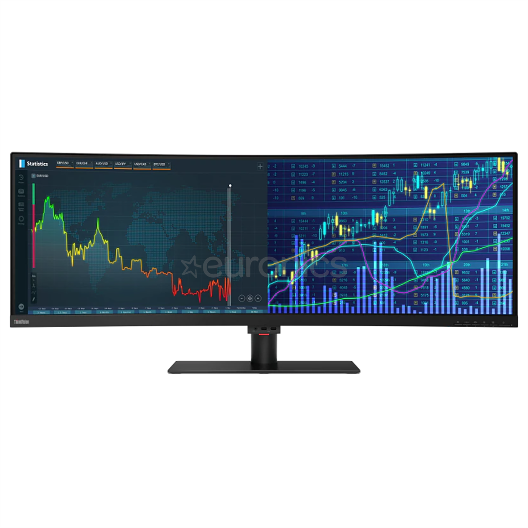 43.4" nõgus UltraWide LED VA-monitor Lenovo ThinkVision P44w-10