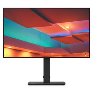 Lenovo ThinkVision T27q-20, 27'', QHD, LED IPS, black - Monitor