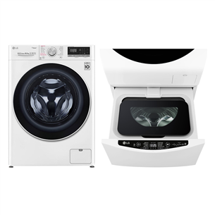 Front load + top load washing machine set LG (10,5 kg / 2 kg)