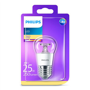 LED lamp Philips (E27, 25W, P45)