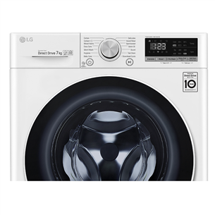 LG, 7 kg, depth 45 cm, 1200 rpm - Front Load Washing Machine