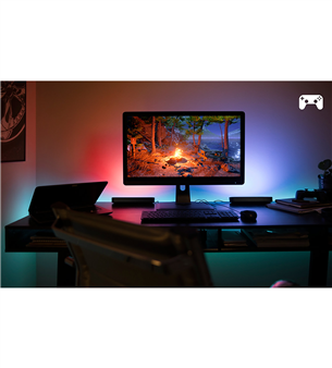 Philips Hue Play, White and Color Ambiance, 2 tk, must - Nutivalgusti komplekt