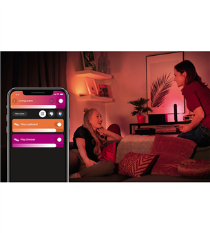 Philips Hue Play, White and Color Ambiance, 2 tk, must - Nutivalgusti komplekt