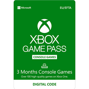 Дигитальная подписка Xbox Game Pass на 3 месяца