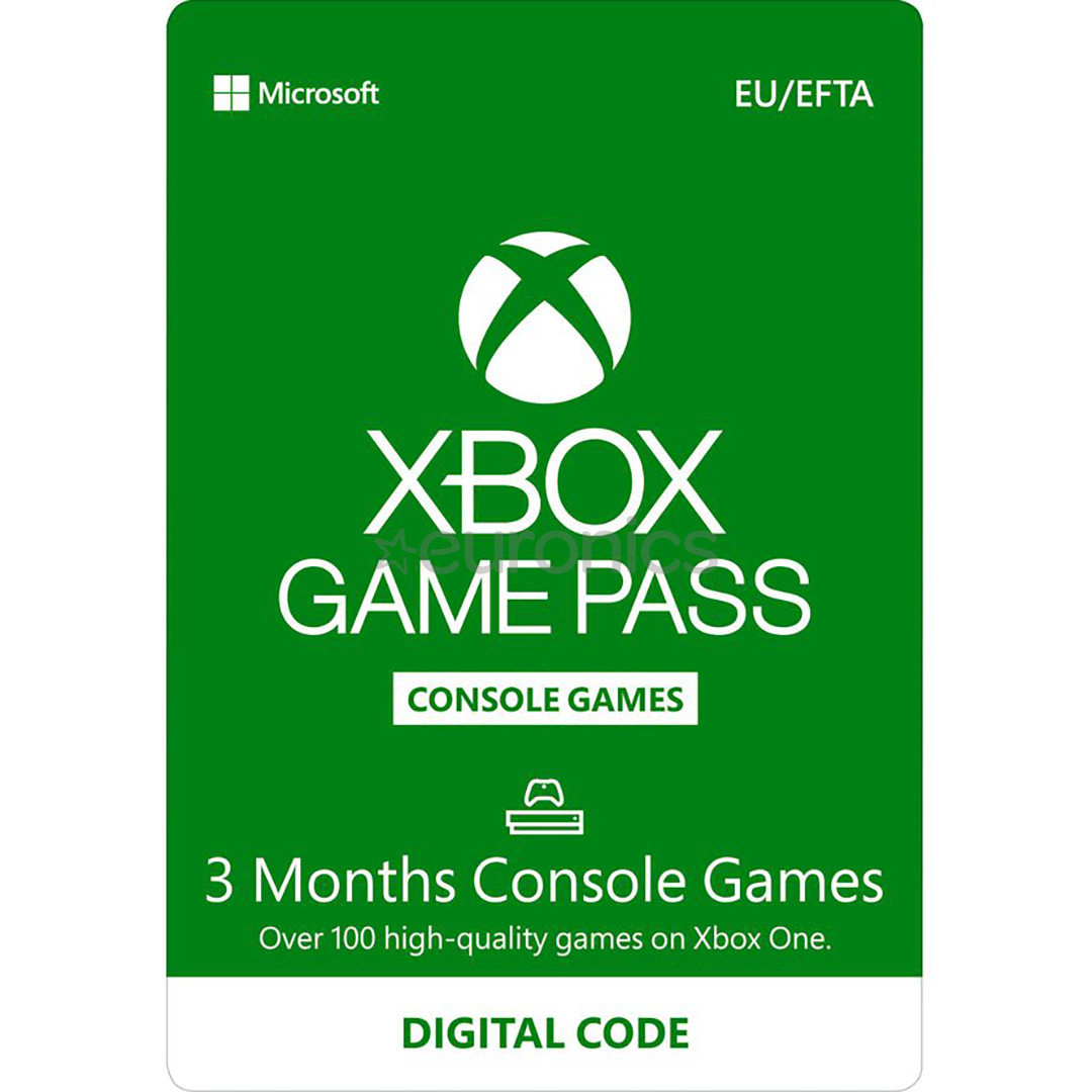 Xbox Game Pass 3-kuuline [digitaalne] liikmekaart