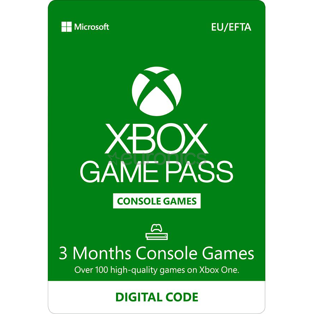 Xbox Game Pass 3-kuuline [digitaalne] liikmekaart