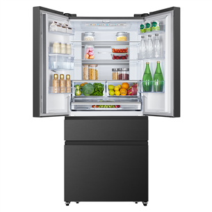 Hisense, water dispenser, 480 L, height 181 cm, black - SBS Refrigerator