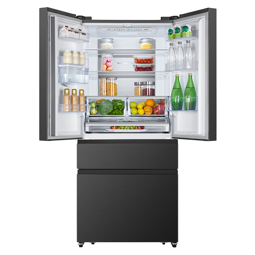 Hisense, veeautomaat, 480 L, kõrgus 181 cm, must - SBS-külmik