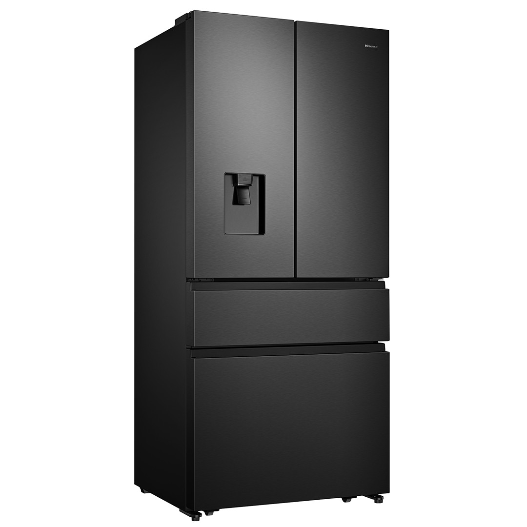 Hisense, veeautomaat, 480 L, kõrgus 181 cm, must - SBS-külmik