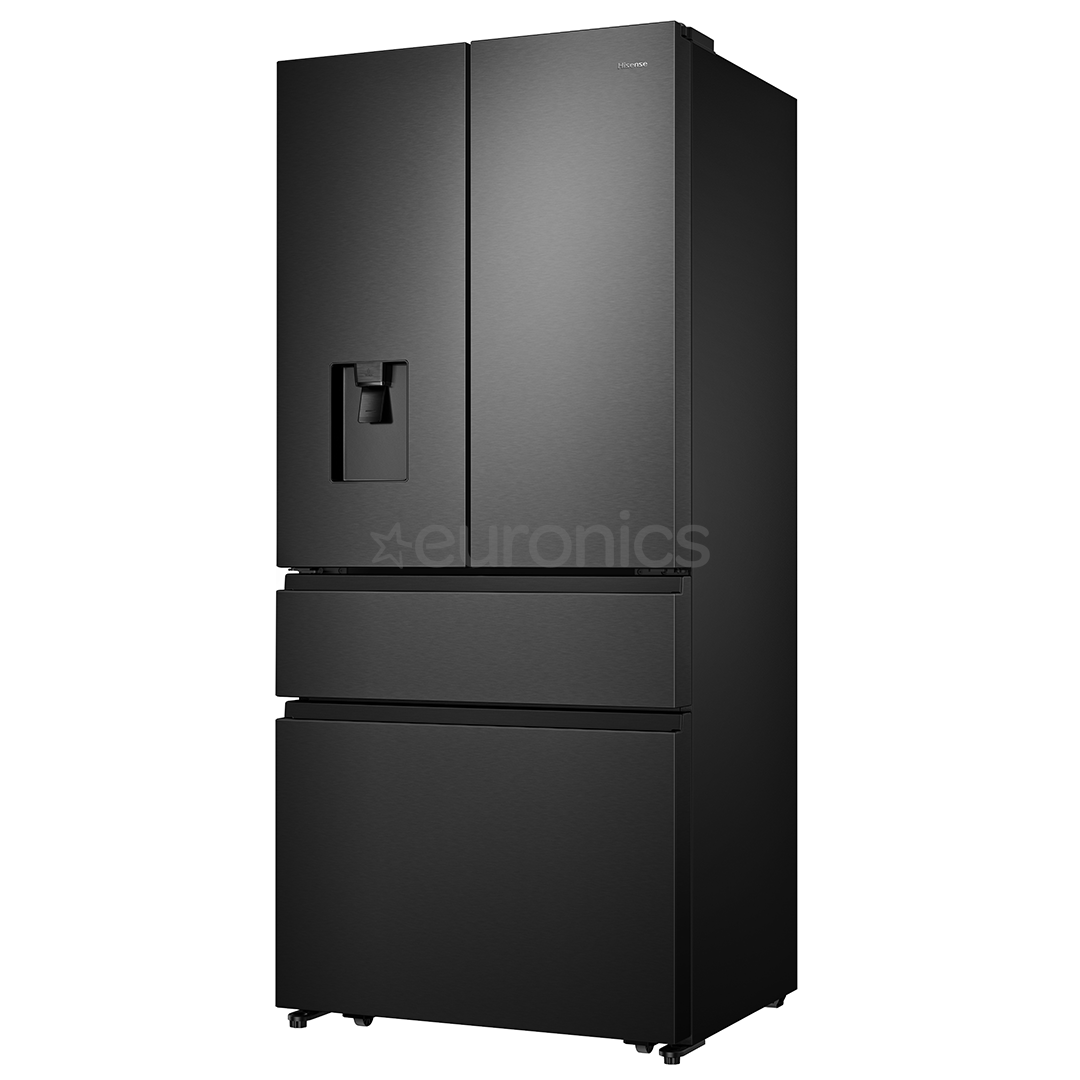 Hisense, veeautomaat, 480 L, kõrgus 181 cm, must - SBS-külmik