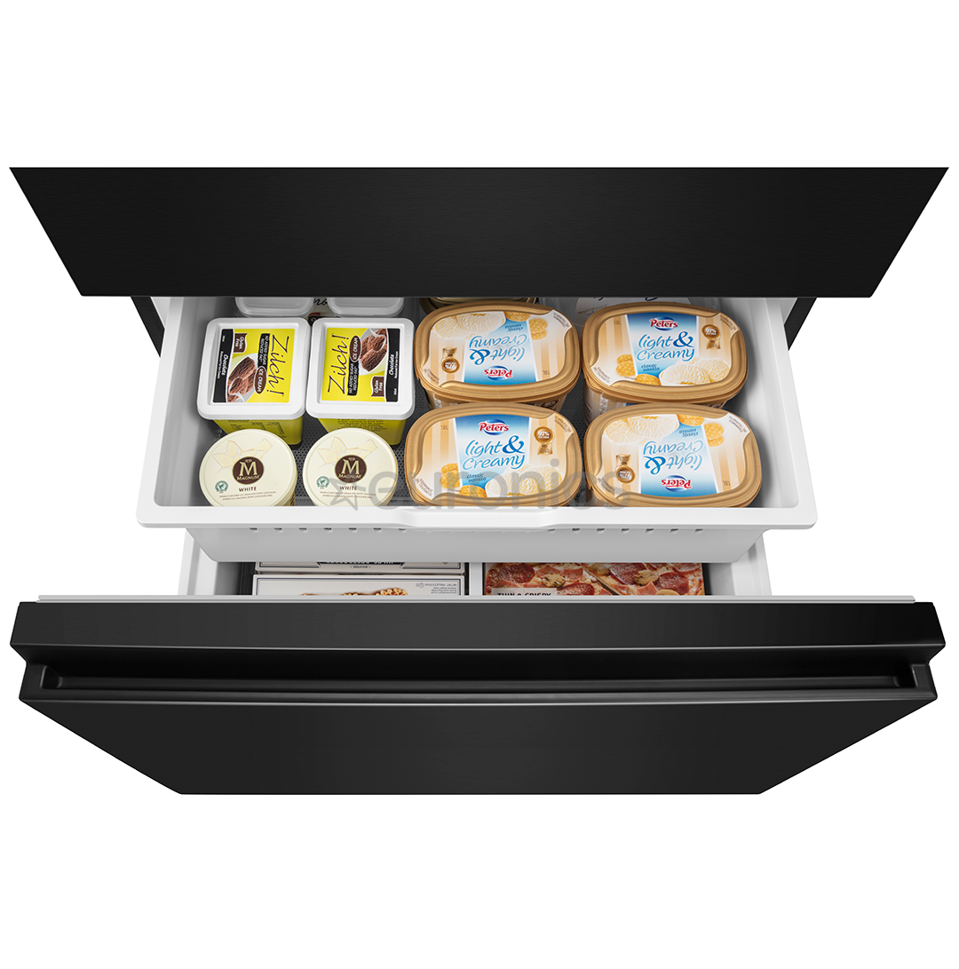 Hisense, veeautomaat, 480 L, kõrgus 181 cm, must - SBS-külmik