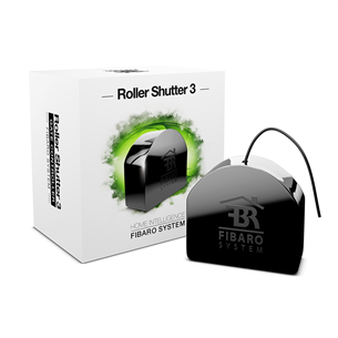 Fibaro Roller Shutter 3 , Z-Wave Plus, black - Roller Shutter