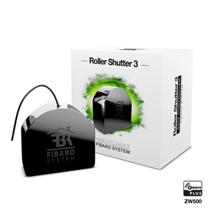 Fibaro Roller Shutter 3, Z-Wave Plus, must - Ruloo moodul