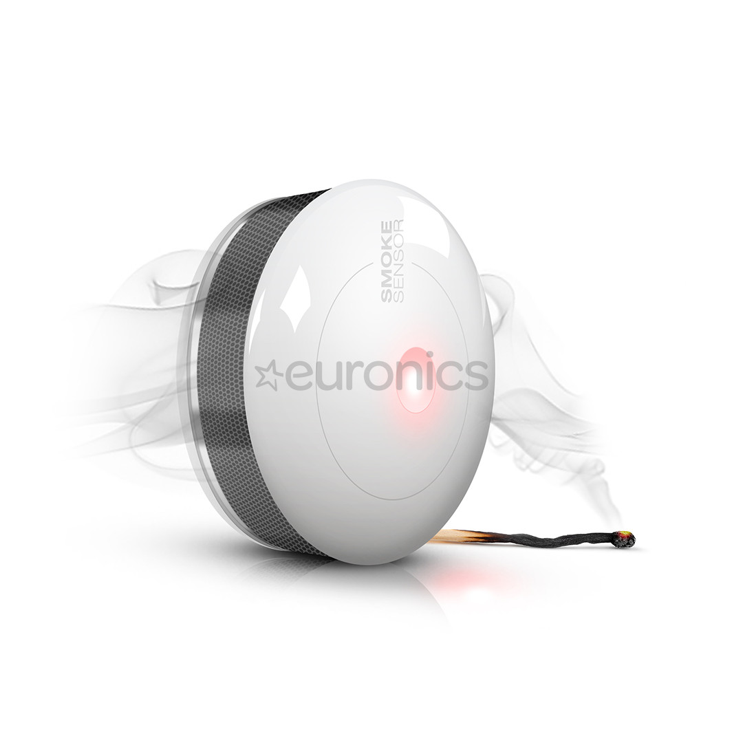 Fibaro, Z-Wave Plus, valge - Nutikas suitsuandur