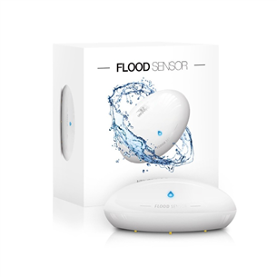 Fibaro Flood Sensor, Z-Wave, белый - Датчик протечки