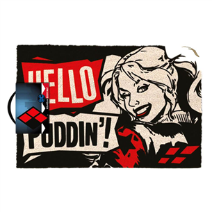 Дверной коврик Harley Quinn Hello pudding (40x60cm)