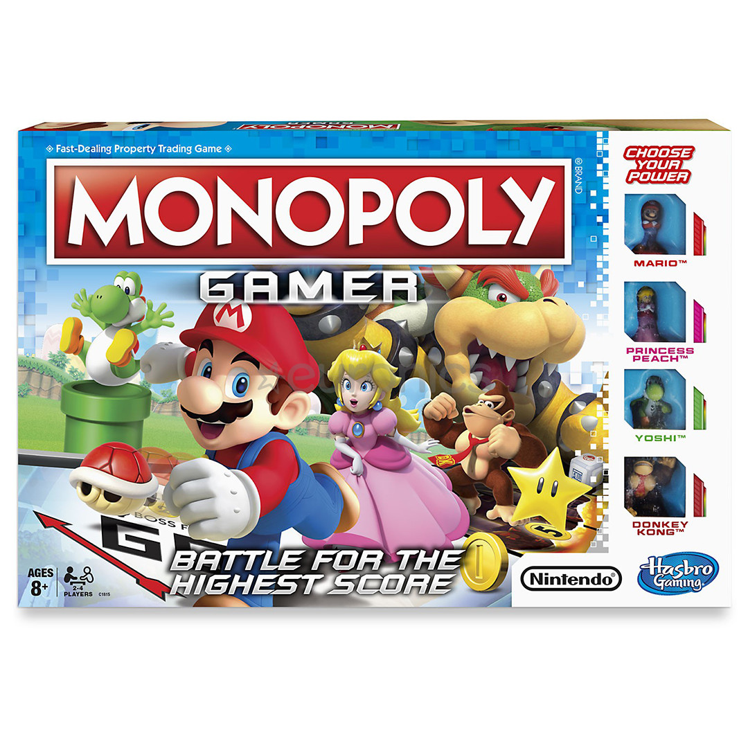 Lauamäng Monopoly - Gamer Mario Edition